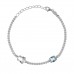 Pulsera Plata y Piedras Clarity